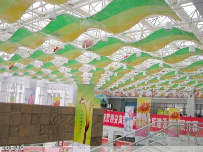 展厅软膜天花案例3