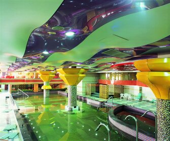酒店游泳池吊顶18