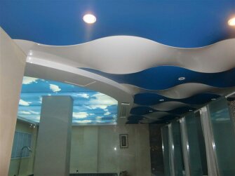 酒店游泳池吊顶26