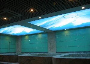酒店游泳池吊顶59